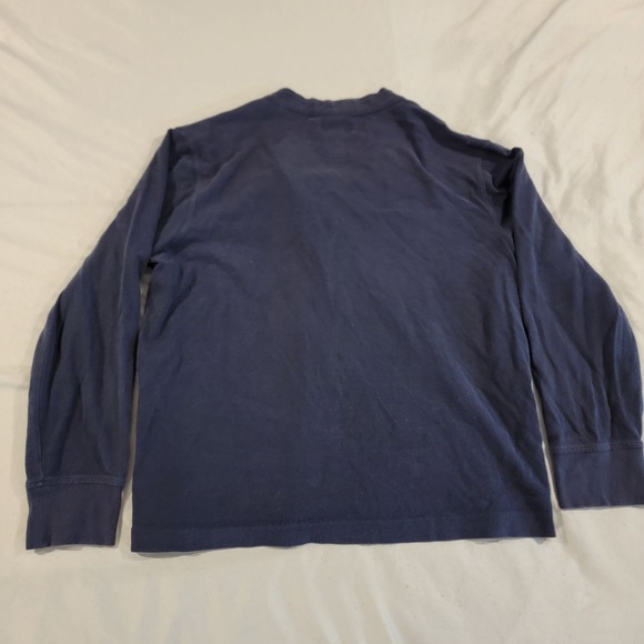 Vintage Polo Ralph Lauren V-Neck Cardigan Mens Size XL Navy 100% Cotton - Picture 3 of 5